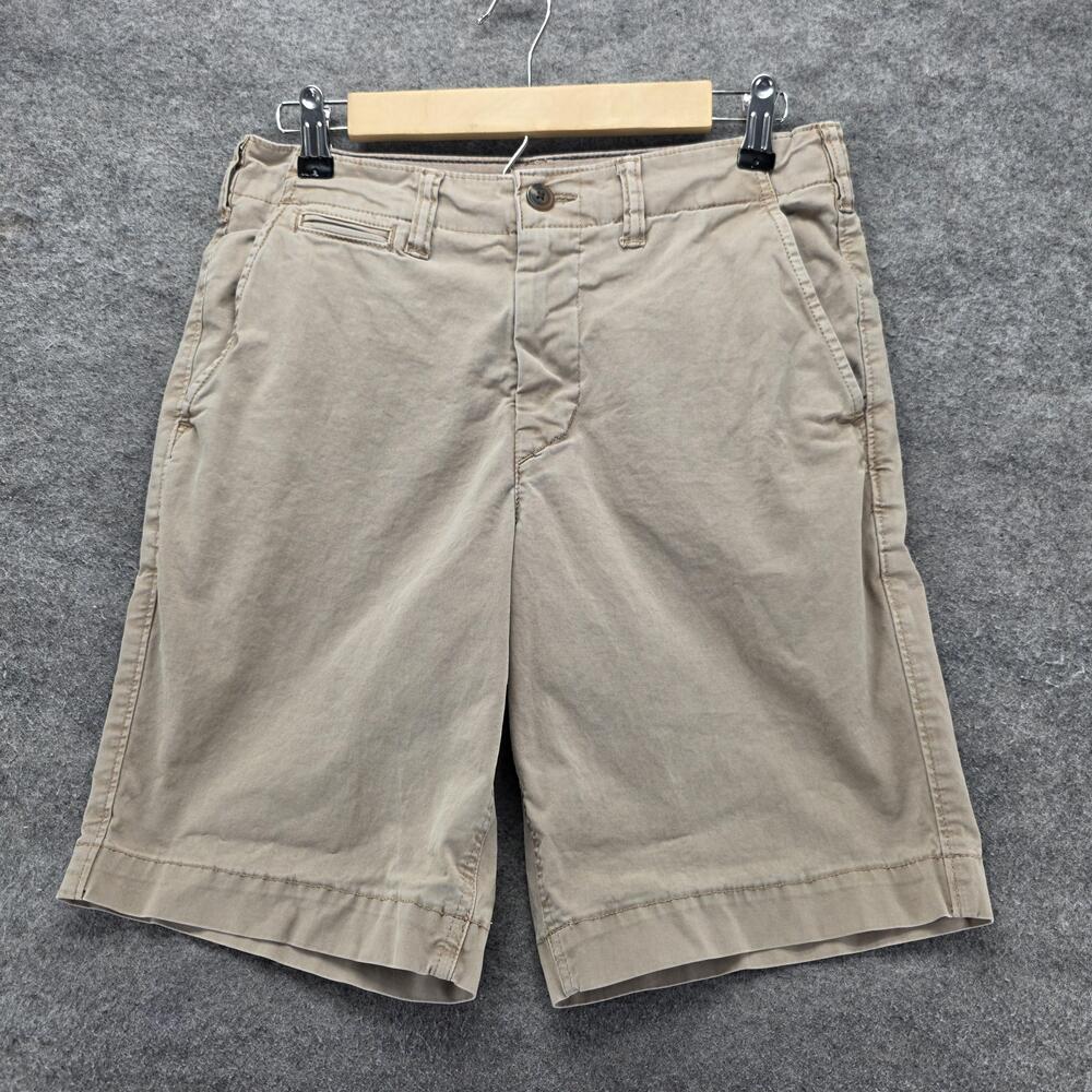 American Eagle Outfitters Shorts Mens 28 Beige Chino Classic Flex 10 Inseam